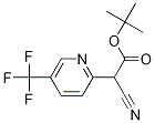 tert-butyl 2-cyano-2-(5-(trifluoroMethyl)pyridin-2-yl)acetate Struktur