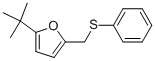 2-TERT-BUTYL-5-PHENYLSULFANYLMETHYL-FURAN Struktur