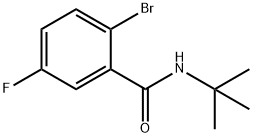 2-Bromo-N-tert-butyl-5-fluorobenzamide Struktur