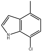 7-Chloro-4-methyl-1H-indole Struktur