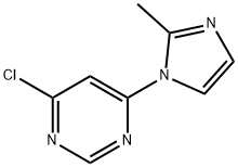 4-Chloro-6-(2-methyl-1H-imidazol-1-yl)pyrimidine Struktur