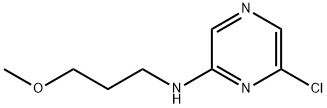 6-Chloro-N-(3-methoxypropyl)pyrazin-2-amine Struktur