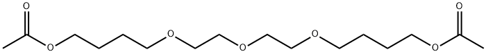 5,8,11-trioxapentadeca-1,15-diyl diacetate  Struktur