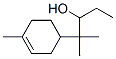 alpha-ethyl-beta,beta,4-trimethylcyclohex-3-ene-1-ethanol Struktur