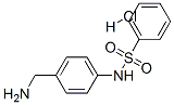 N-[4-(aminomethyl)phenyl]benzenesulphonamide monohydrochloride Struktur