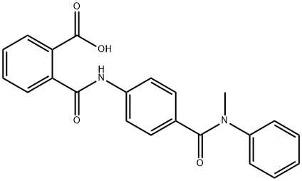 2-({4-[(METHYLANILINO)CARBONYL]ANILINO}CARBONYL)-BENZOIC ACID Struktur