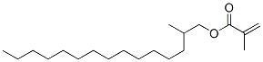 2-methylpentadecyl methacrylate Struktur