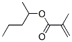 1-methylbutyl methacrylate Struktur