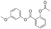 3-methoxyphenyl o-acetylsalicylate Struktur