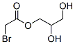 2,3-dihydroxypropyl bromoacetate Struktur