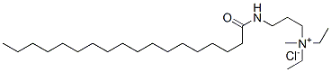 diethylmethyl[3-[(1-oxooctadecyl)amino]propyl]ammonium chloride Struktur