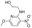 2-(6-methoxy-3-nitro-2-pyridylamino)ethanol Struktur