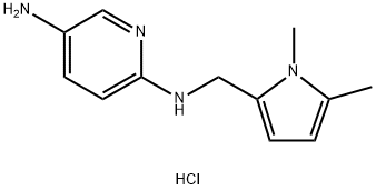 N2-[(1,5-dimethyl-1H-pyrrol-2-yl)methyl]pyridine-2,5-diamine dihydrochloride Struktur