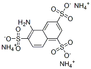 triammonium 5-aminonaphthalene-1,3,6-trisulphonate Struktur