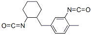 5-[(2-isocyanatocyclohexyl)methyl]-o-tolyl isocyanate Struktur