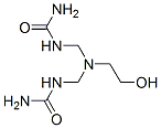 N,N''-[[(2-hydroxyethyl)imino]bis(methylene)]diurea Struktur