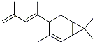 4-(1,3-dimethyl-1,3-butadienyl)-3,7,7-trimethylbicyclo[4.1.0]hept-2-ene Struktur