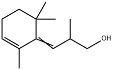 2-methyl-3-(2,6,6-trimethylcyclohex-2-en-1-ylidene)propanol Struktur