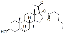 3beta,17-dihydroxypregn-5-en-20-one 17-hexanoate