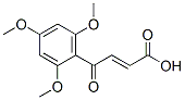 4-oxo-4-(2,4,6-trimethoxyphenyl)-2-butenoic acid Struktur