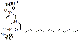 tetraammonium [(tetradecylimino)bis(methylene)]diphosphonate Struktur