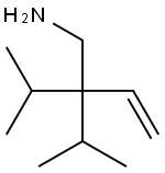 3-Buten-1-amine,  2,2-bis(1-methylethyl)- Struktur