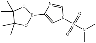 N,N-Dimethyl-4-(4,4,5,5-tetramethyl-1,3,2-dioxaborolan-2-yl)-1h-imidazole-1-sulfonamide Struktur