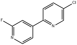 5-CHLORO-2'-FLUORO-[2,4']-BIPYRIDINE Struktur