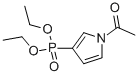 DIETHYL 1-ACETYL-1H-PYRROL-3-YL-3-PHOSPHONATE Struktur