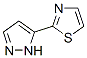 Thiazole,  2-(1H-pyrazol-5-yl)- Struktur