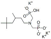 tripotassium hydrogen [[(3,5,5-trimethylhexyl)imino]bis(methylene)]diphosphonate Struktur