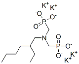 tetrapotassium [[(2-ethylhexyl)imino]bis(methylene)]bisphosphonate Struktur