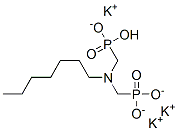 tripotassium hydrogen [(heptylimino)bis(methylene)]bisphosphonate Struktur