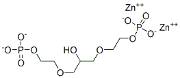 1,3-bis[2-(phosphonooxy)ethoxy]propan-2-ol, zinc salt  Struktur