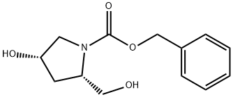 （2s，4s）-benzyl-4-hydroxy-2-（hydroxymethyl）pyrrolidine.. Struktur