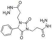 2,4-dioxo-5-phenylimidazolidine-1,3-di(propionohydrazide)  Struktur