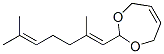 2-(2,6-dimethyl-1,5-heptadienyl)-4,7-dihydro-1,3-dioxepin Struktur