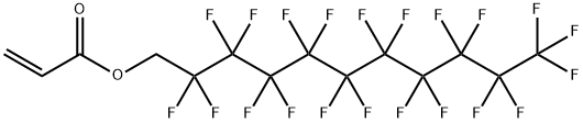 2,2,3,3,4,4,5,5,6,6,7,7,8,8,9,9,10,10,11,11,11-henicosafluoroundecyl acrylate Struktur