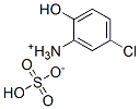 [5-chloro-2-hydroxyphenyl]ammonium hydrogen sulphate Struktur