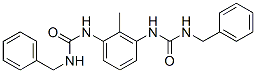 N,N''-(methyl-m-phenylene)bis[N'-benzylurea] Struktur