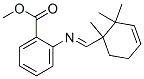 methyl 2-[[(trimethyl-3-cyclohexen-1-yl)methylene]amino]benzoate Struktur