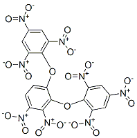 dinitro-1,2-bis(2,4,6-trinitrophenoxy)benzene  Struktur