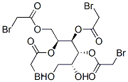 D-glucitol tetrakis(bromoacetate) Struktur