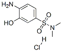 4-amino-3-hydroxy-N,N-dimethylbenzenesulphonamide monohydrochloride Struktur