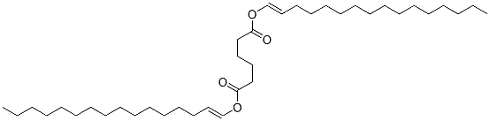 dihexadecenyl adipate Struktur