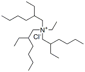 ethyltris(2-ethylhexyl)ammonium chloride  Struktur