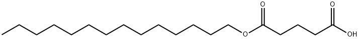 tetradecyl hydrogen glutarate Struktur