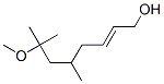 7-methoxy-5,7-dimethyloct-2-en-1-ol Struktur