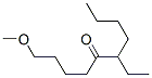 6-ethyl-1-methoxydecan-5-one Struktur