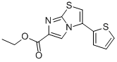 3-(2-THIENYL)IMIDAZO[2,1-B]THIAZOLE-6-CARBOXYLIC ACID ETHYL ESTER Struktur